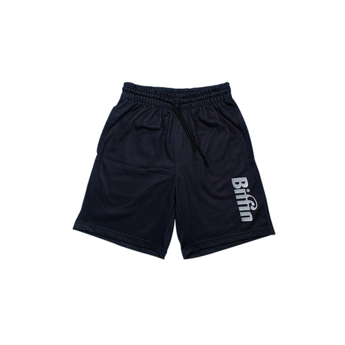 Biffin Black logo shorts