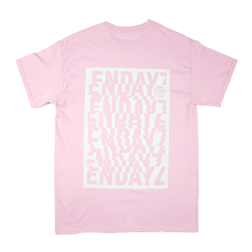 Endayz Glitch T-Shirt Pink