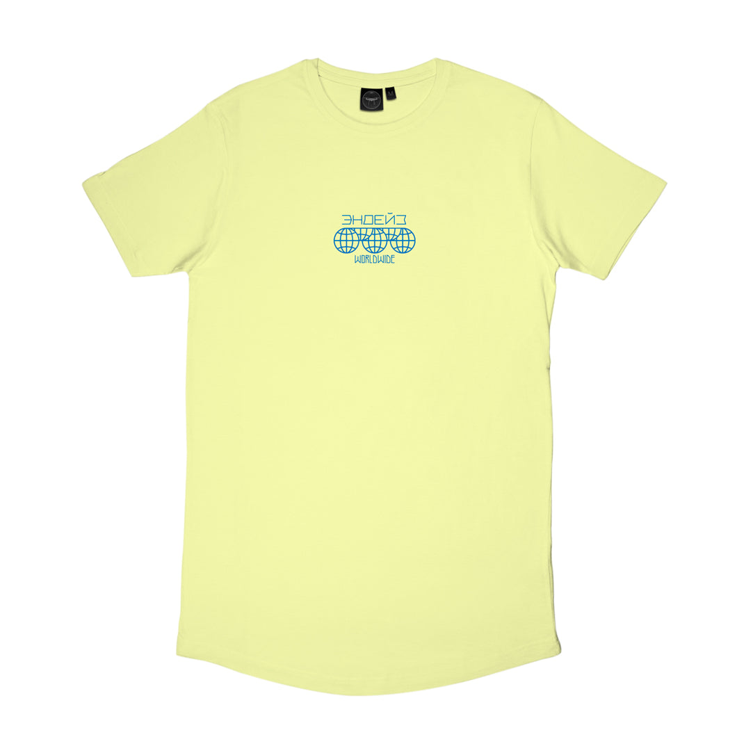 Endayz Club logo - soft yellow | Long T-shirt